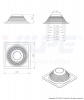 Уплотнитель ROOFSEAL №5/8 180-330 мм Vilpe